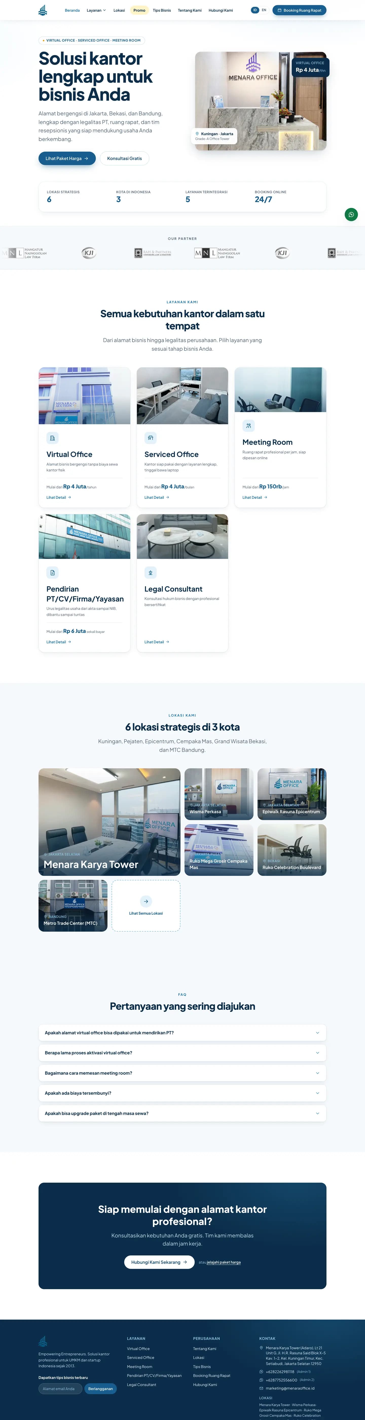 Menara Office, full page